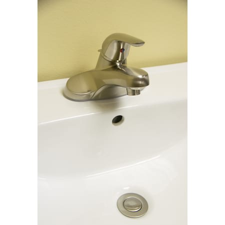 Bluevue Single-Handle Lavatory Faucet, Brushed Nickel BV-TD4-BN